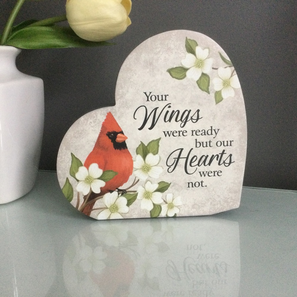 Sympathy Gift Cardinal Angel Decor
